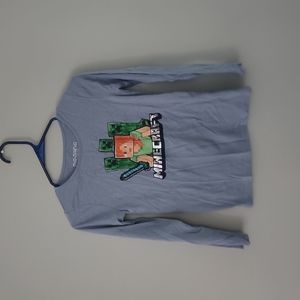 Minecraft long sleeve shirt size xl